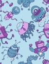 Seamless Robot Pattern