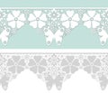 Seamless romantic pastel lace pattern