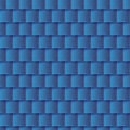 Seamless roof tiles pattern - blue texture. Royalty Free Stock Photo