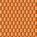 Seamless roof tiles pattern - orange texture.