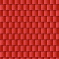 Seamless roof tiles pattern - red texture.
