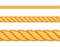 Seamless rope. Vector illustration Royalty Free Stock Photo