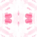 Seamless Rose Geometric Vintage Tie Dye Design.