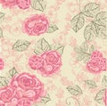 Seamless Rose Vintage pattern