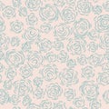 Seamless roses background