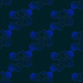 Seamless round pattern dark blue black diagonally