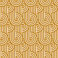 Abstract elegant seamless rounded pattern
