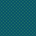 Seamless rounded square grid pattern background - vector design from diagonal squares