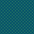 Seamless rounded square grid pattern background - vector design from diagonal squares Royalty Free Stock Photo