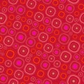 Seamless Rounded Squares Red