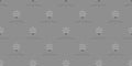 Seamless Rows of Simple Grey Open Books with Light Bulbs Above - Modern Style Texture on Grey Background - Vector Design Template