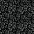 Seamless royal black floral wallpaper