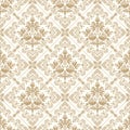 Seamless royal golden wallpaper