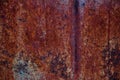 Seamless rusty metal background texture iron old rust grunge steel metallic dirty brown wall Royalty Free Stock Photo