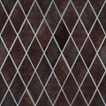 Seamless rusty metal pattern, Old rusty metal wallpaper texture, rhombus shape