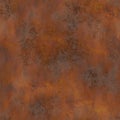 Seamless and Rusty vintage metal background texture iron old rust grunge steel metallic dirty brown wall Royalty Free Stock Photo
