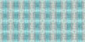 Teal rustic coastal beach house border check fabric tile. Seamless sailor flannel edging trim textile. Gingham blur