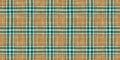 Teal rustic coastal beach house border check fabric tile. Seamless sailor flannel edging trim textile. Gingham rustic