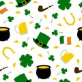 Seamless Saint Patrick's background