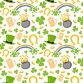 Seamless Saint Patricks Day Background Royalty Free Stock Photo