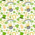 Seamless Saint Patricks Day Background