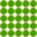 Seamless Saint Patricks day clover background.