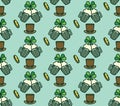 Seamless Saint Patricks pattern