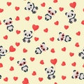 Seamless Saint Valentine's Day pattern