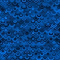 Seamless sapphire chain mail dragon scales. Simply fish scale background