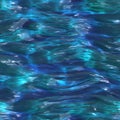 Seamless sapphirine water pattern Royalty Free Stock Photo