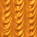 Seamless satiny drapery pattern Royalty Free Stock Photo