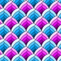 Seamless scales pattern background Royalty Free Stock Photo