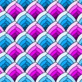 Seamless scales pattern background Royalty Free Stock Photo
