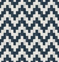 Seamless scribble zigzag wave pattern