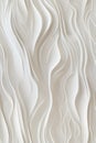 Seamless Sculptural White Waves Background