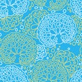 Seamless sea coral pattern