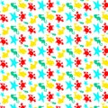 Seamless sea pattern: crab, seahorse, fish, starfish.