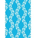 Seamless sea pattern with school of white fishes on blue