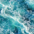 Seamless seawater texture with foam Royalty Free Stock Photo