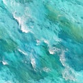 Seamless seawater texture with foam Royalty Free Stock Photo