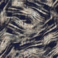 Seamless sepia grunge tie dye blob print texture background. Worn mottled blotch pattern textile fabric. Grunge rough