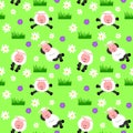 Seamless Sheep Background