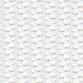 Seamless sheep pattern Happy new year 2015 : illustration Royalty Free Stock Photo