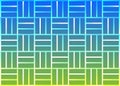 Seamless Shining Squares and Rectangles Pattern in Blue and Green Gradient Background Royalty Free Stock Photo