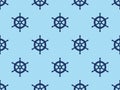 Seamless ships steering wheel pattern