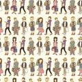 Seamless shopping pattern