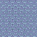 Seamless Silver Blue Gray Fish Scale Pattern Royalty Free Stock Photo