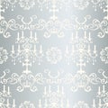 Seamless silver design pattern
