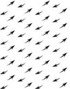 Seamless simple pattern of oppositely directed arrows. Royalty Free Stock Photo