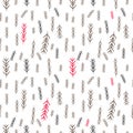 Seamless simple vector graphics pattern. Royalty Free Stock Photo